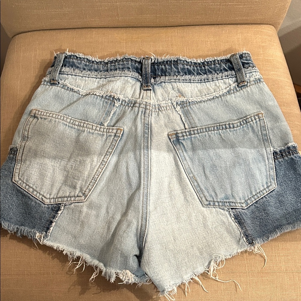 Wild Fable Two-Tone Jean Shorts